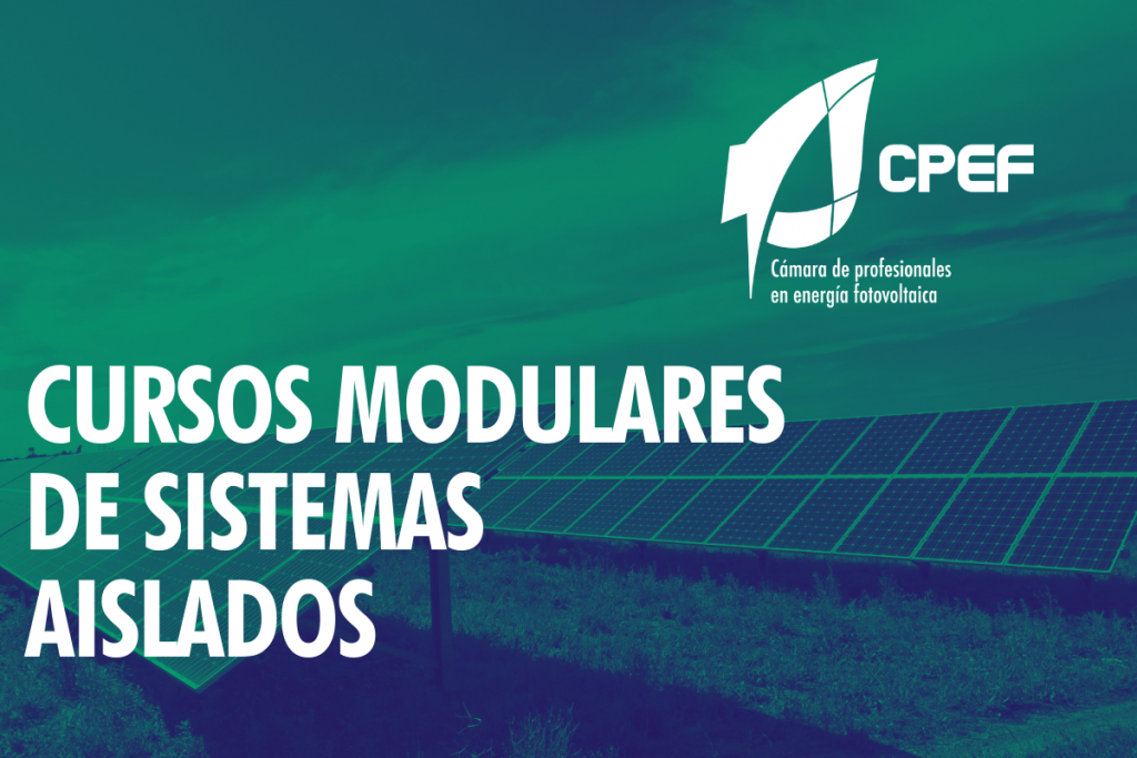 CURSOS MODULARES DE SISTEMAS AISLADOS