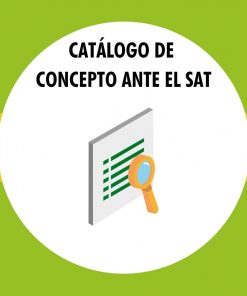 Catálogo de conceptos SAT